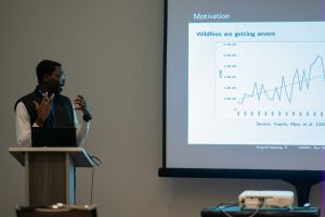 Estimating the Impact of wildfires on firm migration in the Western U.S.