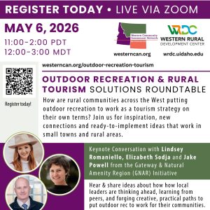 Outdoor Recreation & Rural Tourism Solutions Roundtable