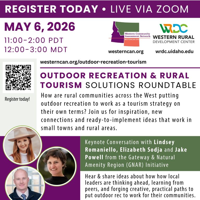Outdoor Recreation & Rural Tourism Solutions Roundtable