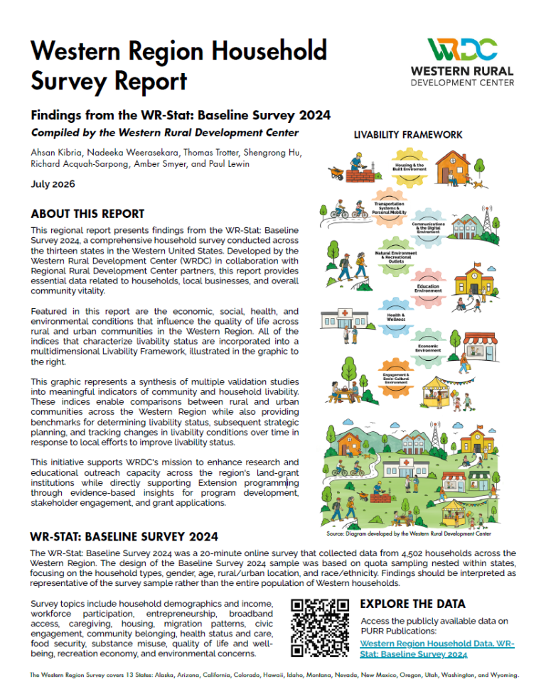 Western Region Household Survey Report Now Available